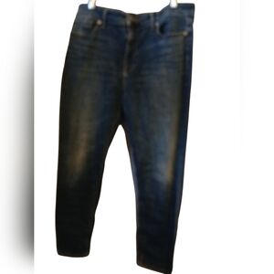 Lucky Brand Womens Hayden Dark Blue Skinny Jeans